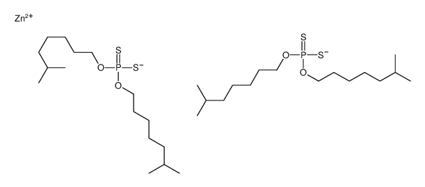 zinc bis(O,O-diisooctyl) bis(dithiophosphate) structure