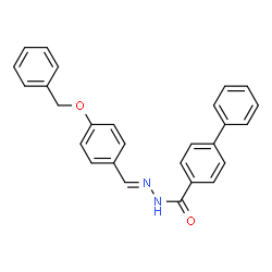 N'-[4-(benzyloxy)benzylidene]-4-biphenylcarbohydrazide picture