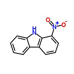 1-硝基-9H-咔唑结构式