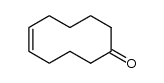 (Z)-5-Cyclodecenone结构式
