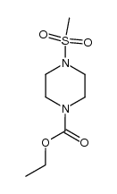 4-methanesulfonyl-piperazine-1-carboxylic acid ethyl ester Structure