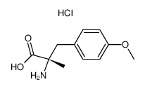 O,α-二甲基-L-酪氨酸盐酸盐结构式