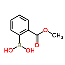 2-(甲氧基羰基)苯硼酸结构式