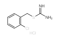 {氨基[(2-氯苄基)硫代]亚甲基}氯化铵结构式