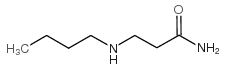 3-丁氨基丙酰胺结构式