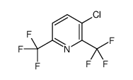3-chloro-2,6-bis(trifluoromethyl)pyridine结构式