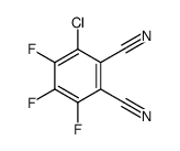 3-chloro-4,5,6-trifluorobenzene-1,2-dicarbonitrile结构式