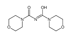 N-(4-Morpholinylcarbonyl)-4-morpholinecarboxamide Structure