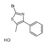 2-溴-5-甲基-4-苯基噻唑盐酸盐结构式