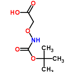 叔丁氧羰基氨氧基乙酸结构式