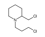 2-(chloromethyl)-1-(3-chloropropyl)piperidine Structure