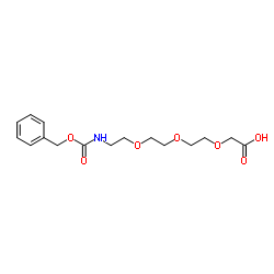 Cbz-NH-PEG3-CH2COOH结构式