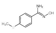 4-METHYLSULFANYLBENZAMIDEOXIME structure