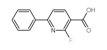 2-Fluoro-6-phenylpyridine-3-carboxylic acid structure