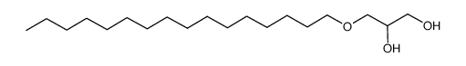 1-O-Hexadecyl-sn-glycerol Structure