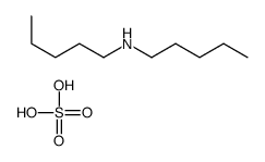 N-pentylpentan-1-amine,sulfuric acid结构式