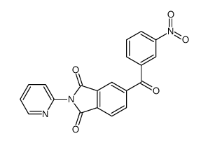 5-(3-nitrobenzoyl)-2-pyridin-2-ylisoindole-1,3-dione结构式