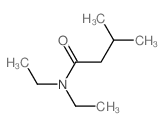 Butanamide,N,N-diethyl-3-methyl- Structure