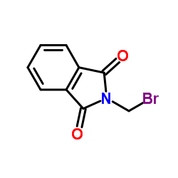 N-(溴甲基)邻苯二甲酰亚胺结构式