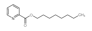 octyl pyridine-2-carboxylate结构式