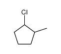 1-chloro-2-methyl-cyclopentane Structure