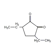 3,5-二乙基-1,2-环戊二酮结构式