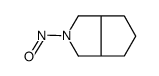 N-亚硝基-3-氮杂双环[3.3.0]辛烷结构式