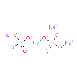 dysprosium trisodium bis(phosphate) Structure