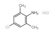 4-CHLORO-2,6-DIMETHYLANILINE HYDROCHLORIDE Structure
