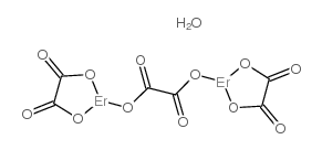 草酸铒(III)水合物结构式