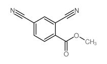 2,4-二氰基苯甲酸甲酯结构式