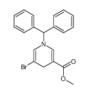 methyl 1-benzhydryl-5-bromo-1,4-dihydropyridine-3-carboxylate结构式