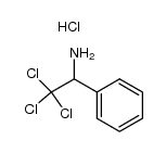 2,2,2-trichloro-1-phenylethanamine hydrochloride Structure