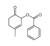 (3-methyl-6-oxocyclohex-2-en-1-yl) benzoate结构式