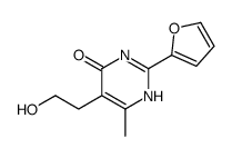 2-(furan-2-yl)-5-(2-hydroxyethyl)-6-methyl-1H-pyrimidin-4-one Structure