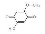 2,5-Cyclohexadiene-1,4-dione,2-methoxy-5-methyl- Structure