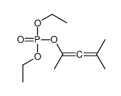 diethyl 4-methylpenta-2,3-dien-2-yl phosphate结构式
