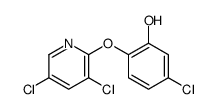 5-chloro-2-(3,5-dichloropyridin-2-yl)oxyphenol Structure