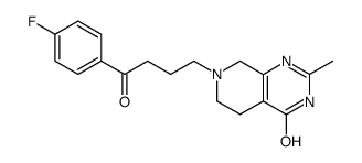 7-[4-(4-fluoro-phenyl)-4-oxo-butyl]-2-methyl-5,6,7,8-tetrahydro-3H-pyrido[3,4-d]pyrimidin-4-one结构式