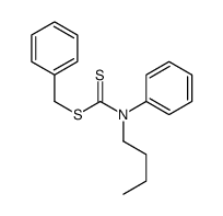 benzyl N-butyl-N-phenylcarbamodithioate结构式