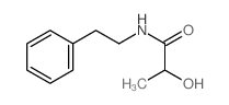 2-hydroxy-N-phenethyl-propanamide Structure