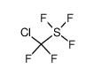 Chlordifluormethyl-trifluor-sulfuran结构式