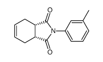 N-m-Tolyl-cis-cyclohexen-(4)-dicarbonsaeure-(1,2)-imid结构式