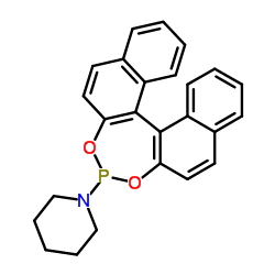 1-(11BR)-联萘并[2,1-D:1',2'-F][1,3,2]二氧膦杂-4-基哌啶结构式
