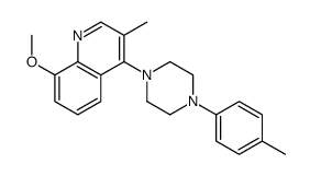 8-methoxy-3-methyl-4-[4-(4-methylphenyl)piperazin-1-yl]quinoline结构式
