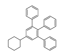 5-cyclohexyl-1,2,3-triphenylbenzene Structure