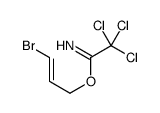 3-bromoprop-2-enyl 2,2,2-trichloroethanimidate结构式