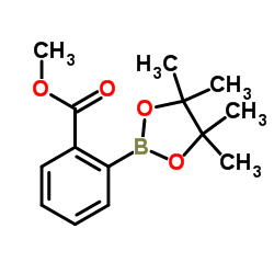 2-甲氧羰基苯硼酸频哪醇酯结构式
