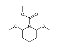 methyl 2,6-dimethoxy-1-piperidinecarboxylate Structure