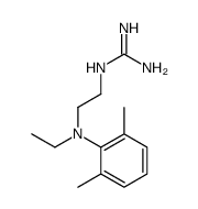 1-[2-(N-Ethyl-2,6-dimethylanilino)ethyl]guanidine结构式